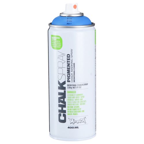 Floristik24 Kreda w sprayu w kolorze niebieskim Kreda w sprayu Montana Cans 400ml