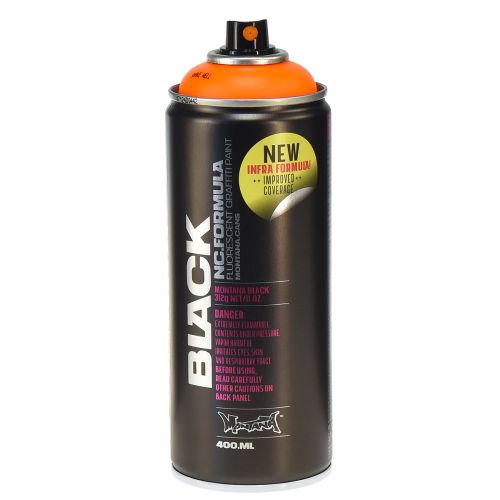 Floristik24 Farba w sprayu świecąca farba w sprayu pomarańczowe graffiti 400ml