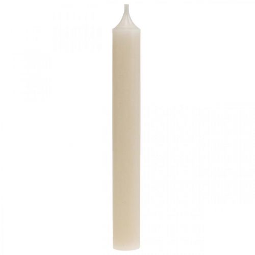 Produkt Świeca stożkowa białe kremowe świece woskowe 180mm/Ř21mm 6szt