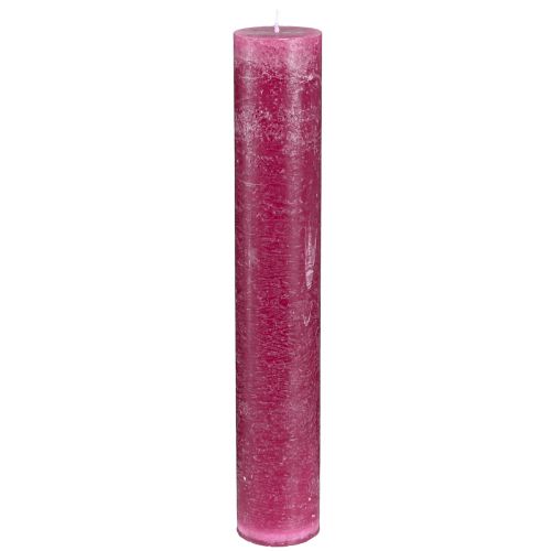 Floristik24 Świece w sztyfcie Świece w jednolitym kolorze Berry 50x300mm 4 szt
