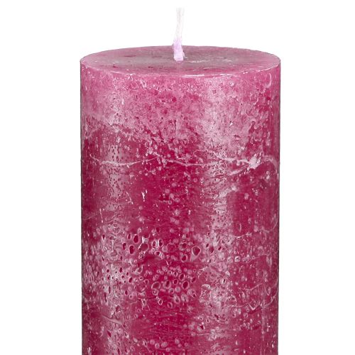 Produkt Świece w sztyfcie Świece w jednolitym kolorze Berry 50x300mm 4 szt