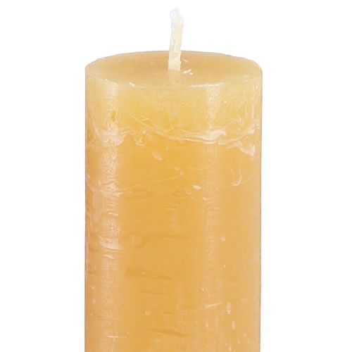 Floristik24 Świece stożkowe świece kolorowe miodowe 34x240mm 4 szt
