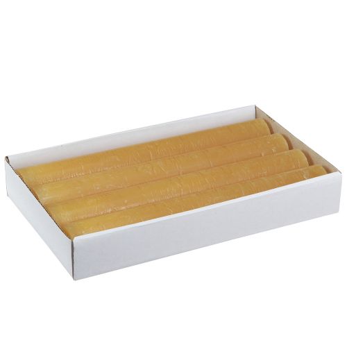 Floristik24 Świece stożkowe świece kolorowe miodowe 34x240mm 4 szt