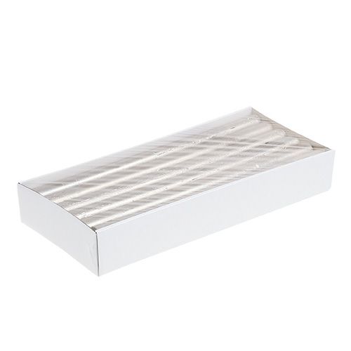 Produkt Świece stożkowe jednobarwne jasne złoto 21×240mm 12 szt
