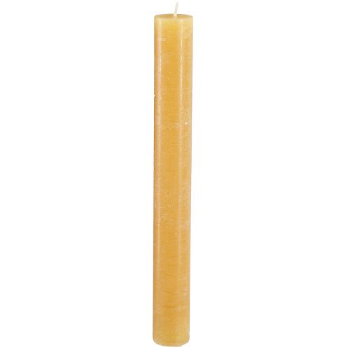 Floristik24 Świece stożkowe jednokolorowe miodowe 34x300mm 4 szt