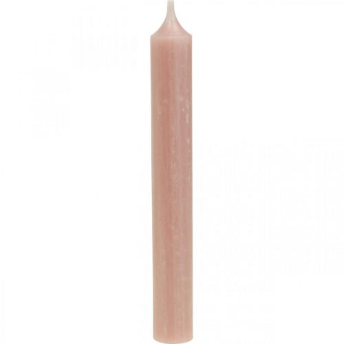 Produkt Świece prętowe różowe świece dekoracja świecy boho Ø21/170mm 6szt