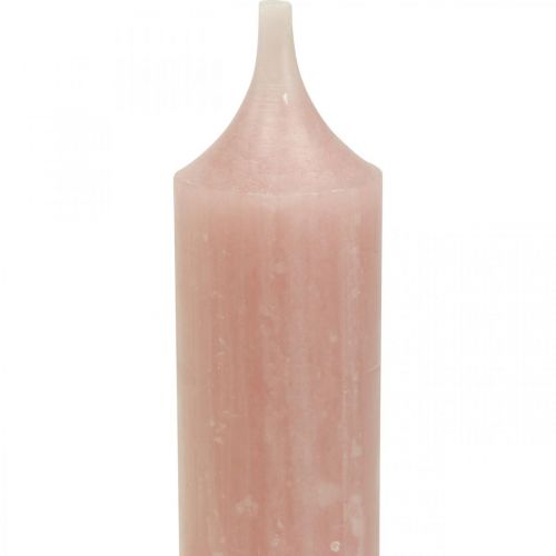 Produkt Świece prętowe różowe świece dekoracja świecy boho Ø21/170mm 6szt