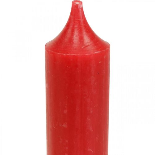Produkt Świece stożkowe Czerwone świece Dekoracja świec Boże Narodzenie Ø21/170mm 6 szt