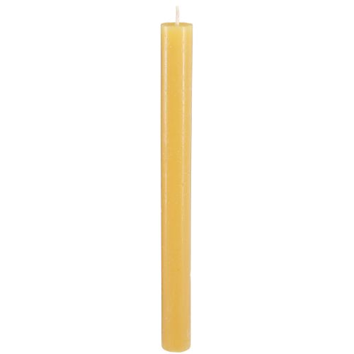Produkt Świece stożkowe świece jednobarwne miodowe 21×240mm 12 szt