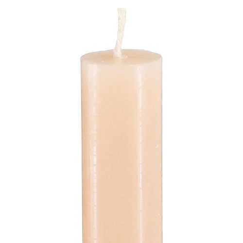 Produkt Świece stożkowe barwione na pomarańczowo brzoskwiniowo 21×240mm 12szt