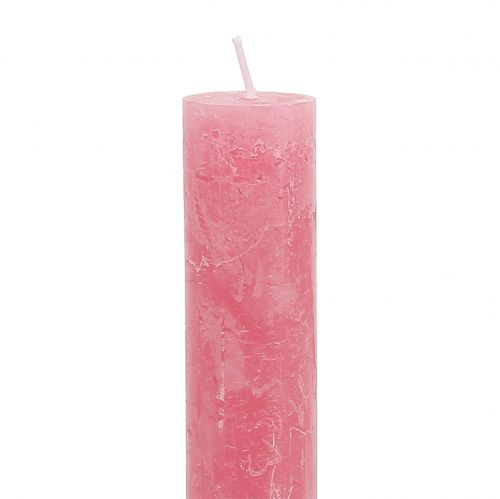 Produkt Świece w sztyfcie barwione na różowo 34mm x 300mm 4 szt