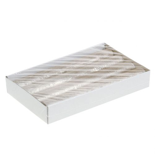 Floristik24 Świece stożkowe jednokolorowe szampańskie 34mm x 240mm 4 szt