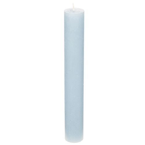 Świeca stożkowa niebieska do świeczników i dekoracji stołu, 34x240mm, 4 sztuki kupić | Floristik24.pl