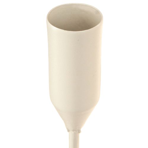 Produkt Świecznik stożkowy na 6 świec, szary, Ø20cm, wys.31cm