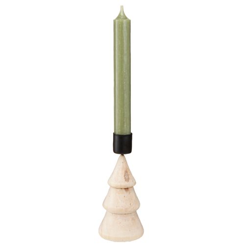 Produkt Świeczniki choinkowe ozdoba drewniana naturalna wys. 13cm 4 szt.