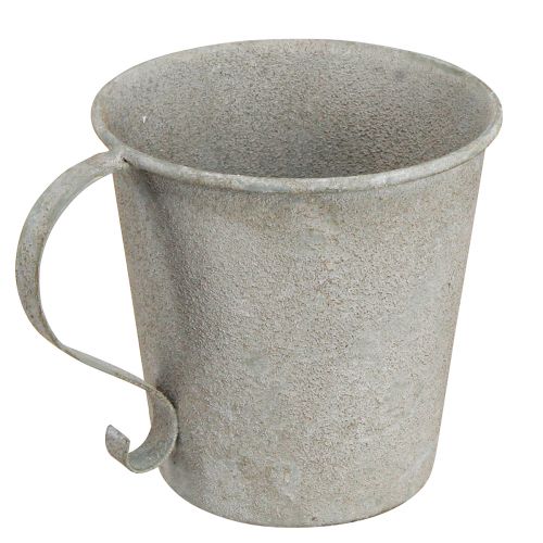 Produkt Stożkowy świecznik w stylu vintage, ozdobny szary Ø11cm W11cm