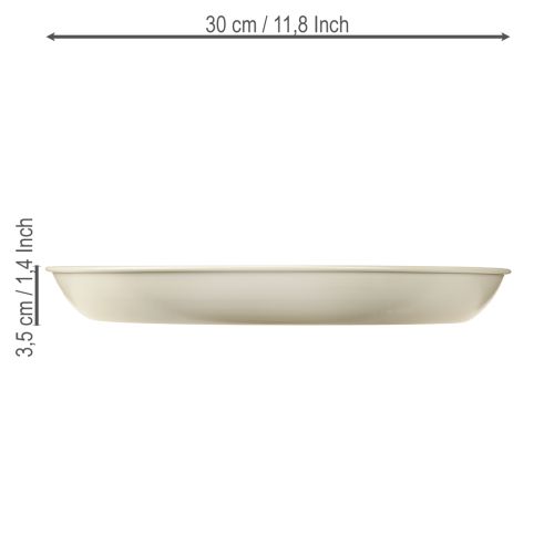 Produkt Świecznik stożkowy na 4 świece, misa na świecę, szary metal, Ø30cm