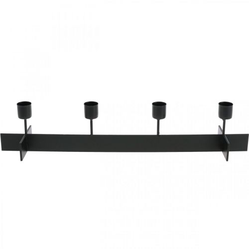 Produkt Świecznik czarny, świecznik wianek adwentowy 40cm wys.8cm