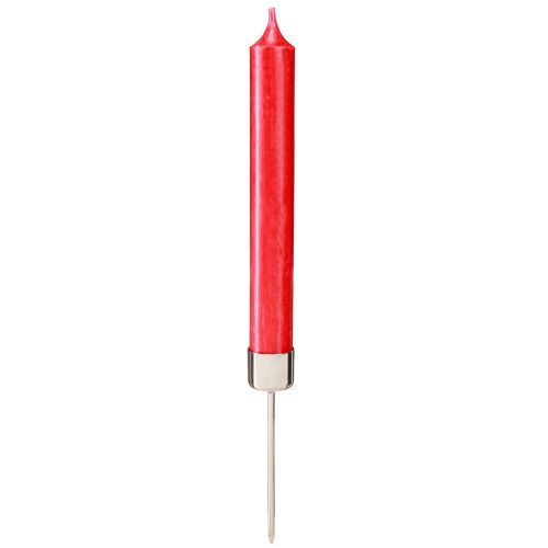 Produkt Świecznik sztyftowy do zatykania srebrny Ø22mm 10,5cm 12 szt