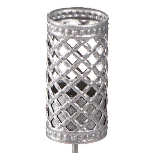 Produkt Świecznik na sztyft do zatyczki srebrnoszary Ø24mm W10cm 4 szt