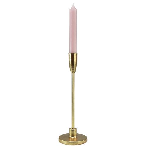 Produkt Świecznik sztyftowy złoty świecznik metalowy wys. 20cm