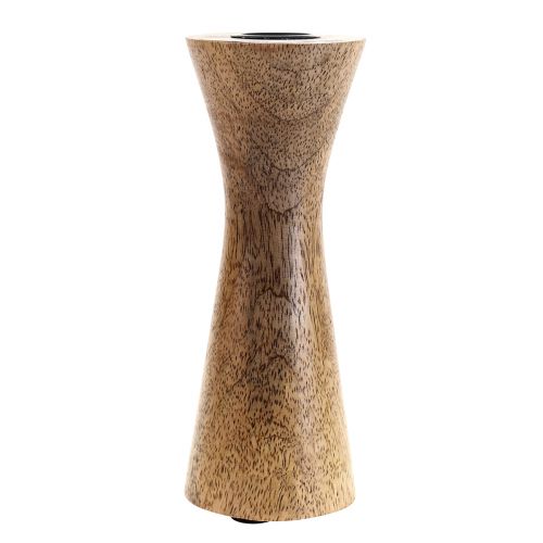 Produkt Świecznik w kształcie kija Drewniany świecznik naturalny Ø6cm W20cm