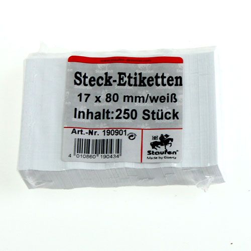 Produkt Etykiety samoprzylepne 17mm x 80mm 250 szt.