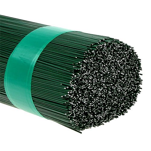Przewód wtykowy malowany na zielono 0,9/450 mm 2,5 kg