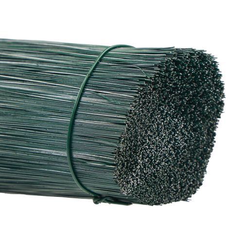 Produkt Drut wtykowy zielony drut rzemieślniczy drut florystyczny Ø0,4mm 13cm 1kg