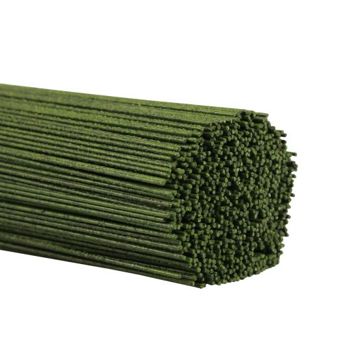 Produkt Gerbera Drut wtykowy Drut florystyczny Zielony 1,0/500mm 2,5kg