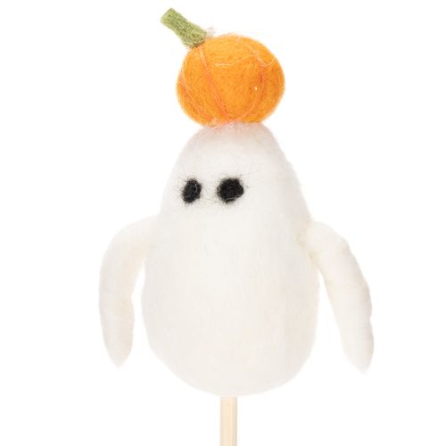 Figurki duchów na drewnianych patyczkach, dekoracja na Halloween, 54 cm, 8 sztuk | Floristik24.pl