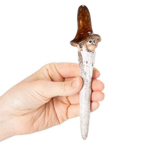Dekoracyjna figurka krasnala ogrodowego do doniczek, 16 cm, 2 sztuki | Floristik24.pl