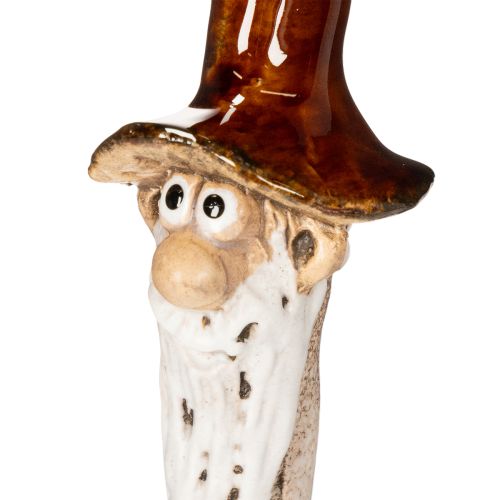 Dekoracyjna figurka krasnala ogrodowego do doniczek, 16 cm, 2 sztuki | Floristik24.pl