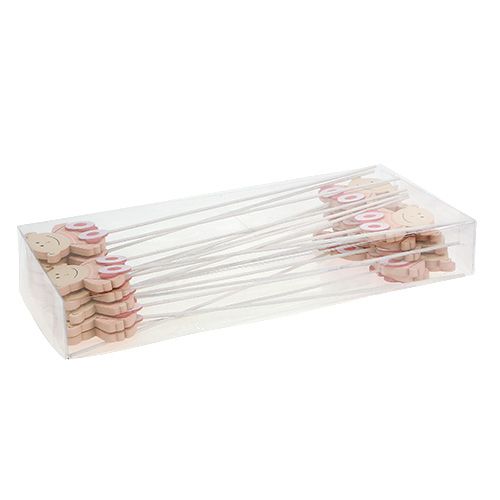 Produkt Wtyczka Baby 5cm D25cm Różowa 20 szt