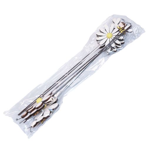 Produkt Wiosenna dekoracja kwiatowa wtyczka pszczółka 11×7,5cm 6szt
