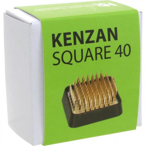 Produkt Jeż wtykowy Kenzan, kwadratowy jeż kwiatowy, mosiądz 40×40mm