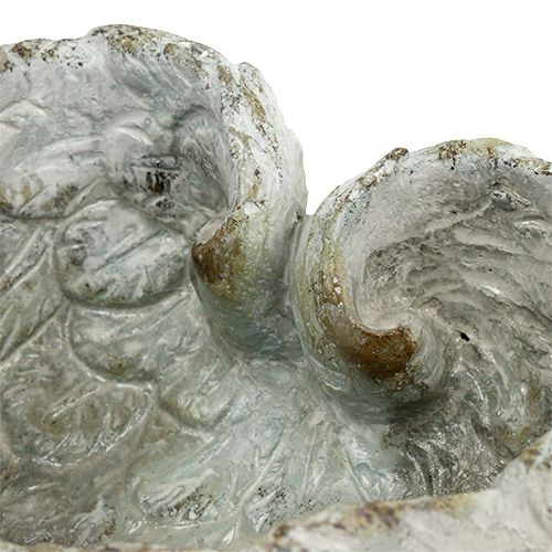 Floristik24 Taca na kołki kształt serca 15cm x 13cm H8cm