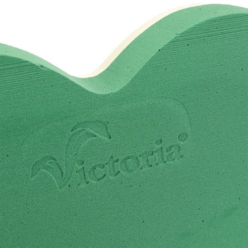 Produkt Serce z pianki florystycznej 38×36,5 cm mokra pianka florystyczna zielona 2 sztuki