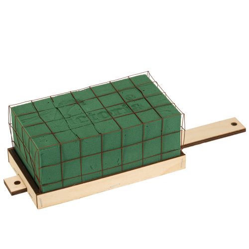 Produkt Cegła florystyczna Florette Eco podstawa drewniana 18×10cm
