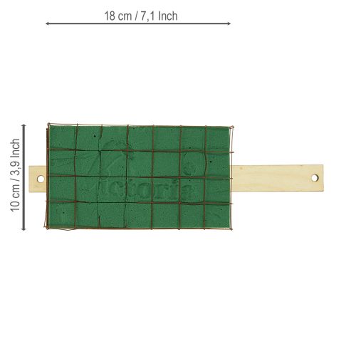 Produkt Cegła florystyczna Florette Eco podstawa drewniana 18×10cm