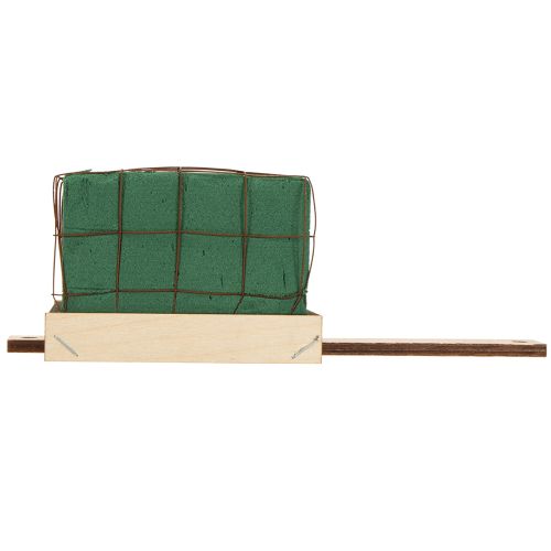 Produkt Piankowa kostka florystyczna Florette Eco z drewnem 10×10cm