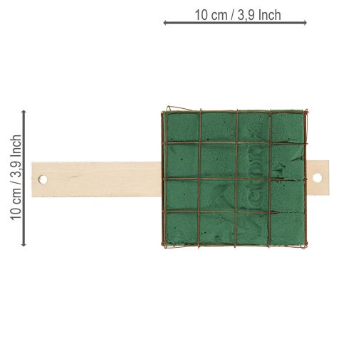 Produkt Piankowa kostka florystyczna Florette Eco z drewnem 10×10cm