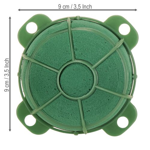 Produkt Okrągły stojak na dekoracje kwiatowe z pianki florystycznej Ø9cm H5cm 4 szt.