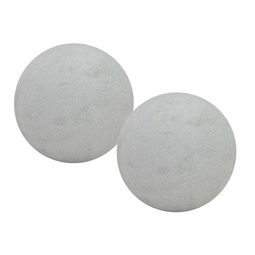 Produkt Kwiatowa kula piankowa wtykana kulka szara Ø12cm 6 szt