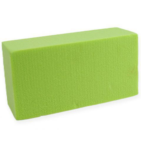 Floristik24 Klocki z pianki kwiatowej Rainbow Lime Green 4szt