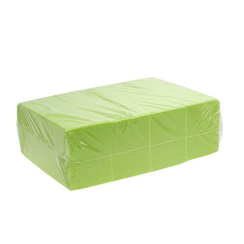 Floristik24 Klocki z pianki kwiatowej Rainbow Lime Green 4szt