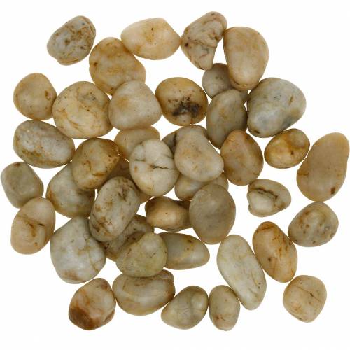 Kamienie rzeczne naturalne kremowe 2-4cm 1kg
