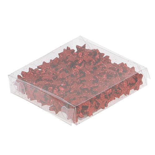 Produkt Gwiazdka Brokatowa 1,5cm do posypania czerwona 144szt