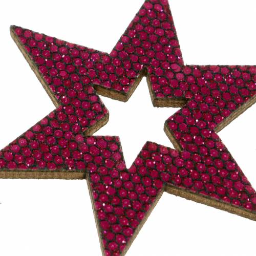 Produkt Gwiazdka dekoracyjna rozproszona fioletowa 3-5cm 48 szt