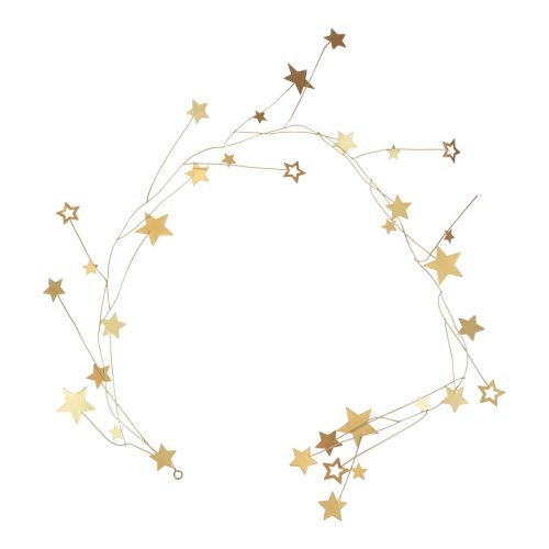 Produkt Dekoracja gwiazda wieszak dekoracyjny świąteczny metalowy złoty 85cm
